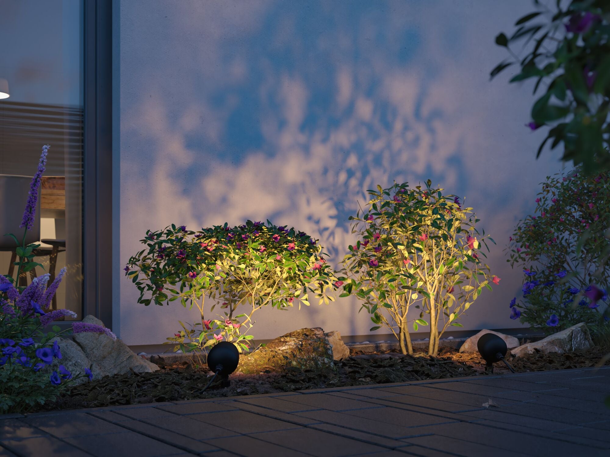 Paulmann Plug & Shine LED Gartenstrahler Kikolo  insektenfreundlich IP65 Tunable Warm 6,2W   Anthrazit