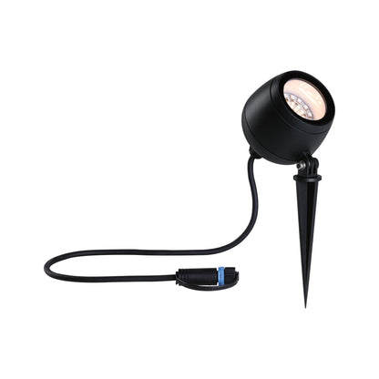 Paulmann Plug & Shine LED Gartenstrahler Kikolo   IP65 RGBW+ 6,2W   Anthrazit