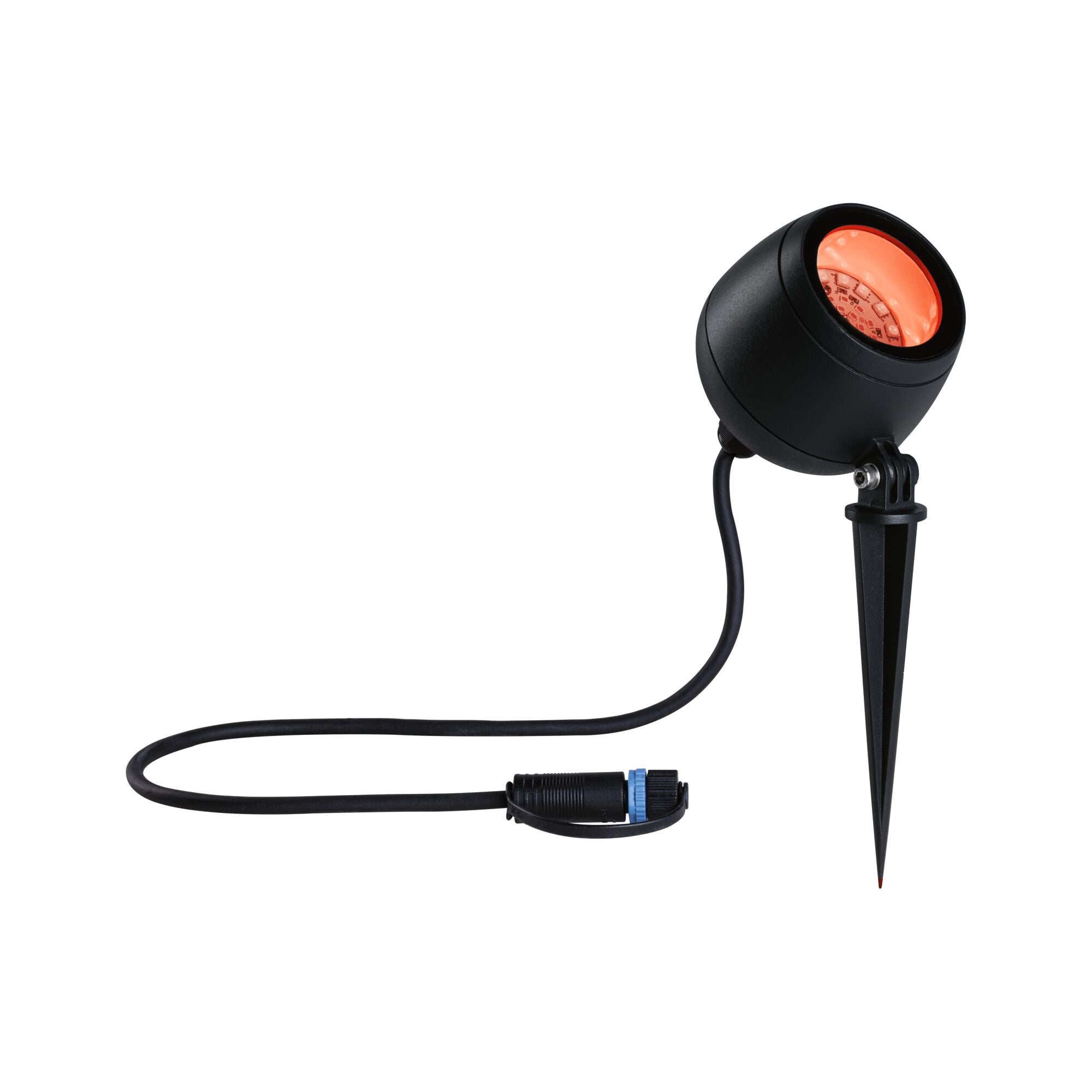 Paulmann Plug & Shine LED Gartenstrahler Kikolo   IP65 RGBW+ 6,2W   Anthrazit