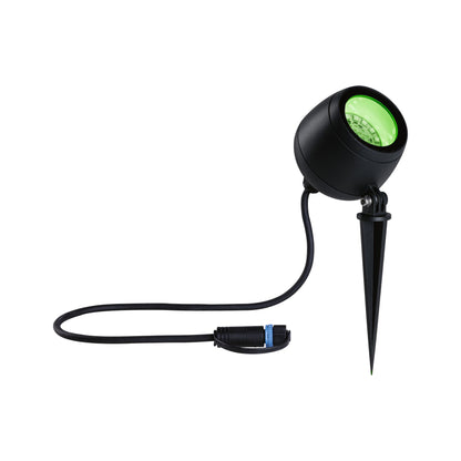 Paulmann Plug & Shine LED Gartenstrahler Kikolo   IP65 RGBW+ 6,2W   Anthrazit