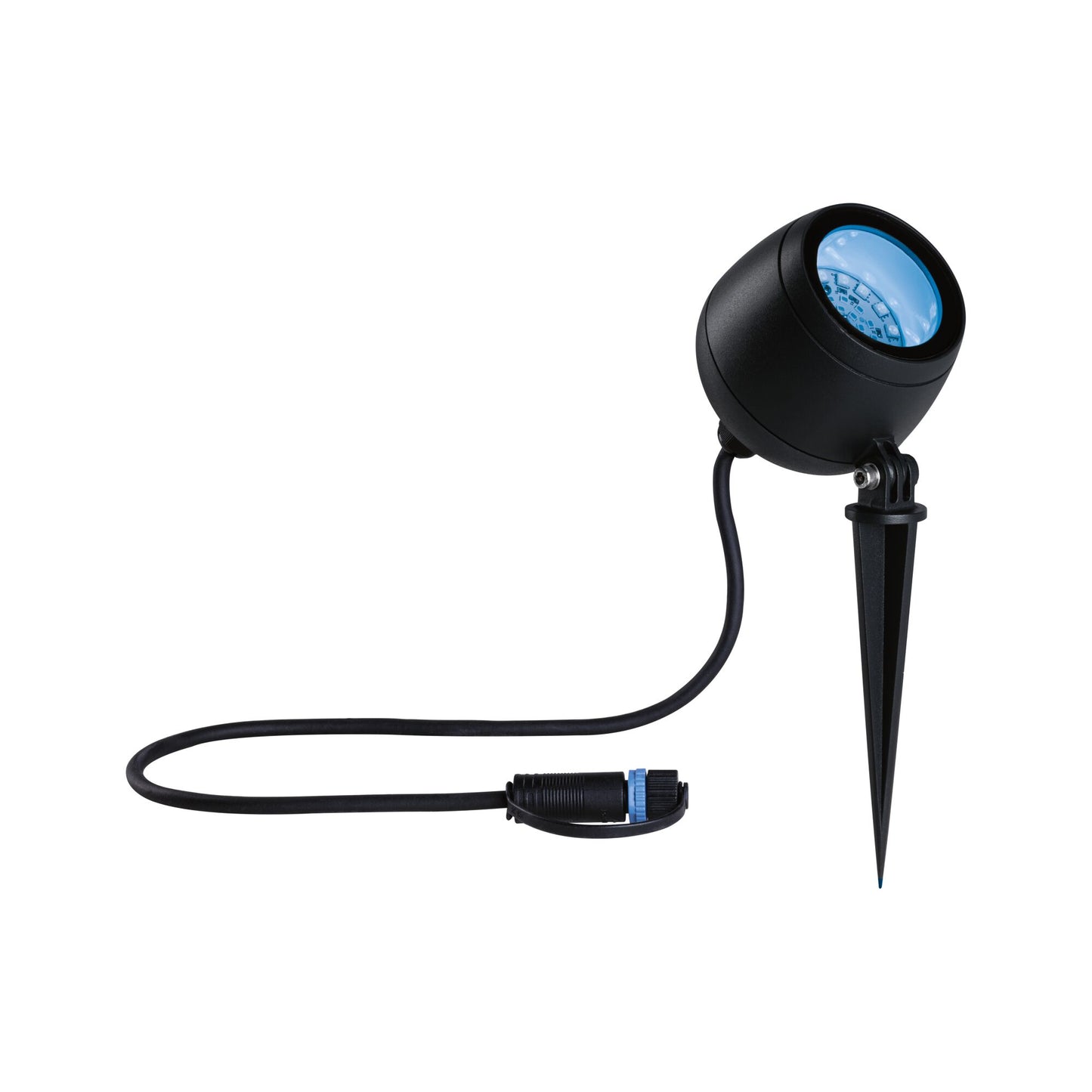 Paulmann Plug & Shine LED Gartenstrahler Kikolo   IP65 RGBW+ 6,2W   Anthrazit