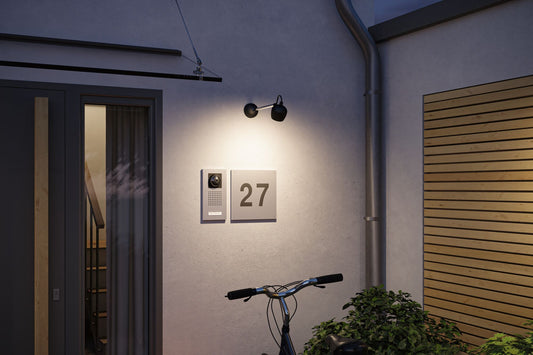 Paulmann LED Außenwandleuchte   insektenfreundlich IP65  90mm Tunable Warm 6,2W 400lm 230V 80° Anthrazit Kunststoff,Aluminium