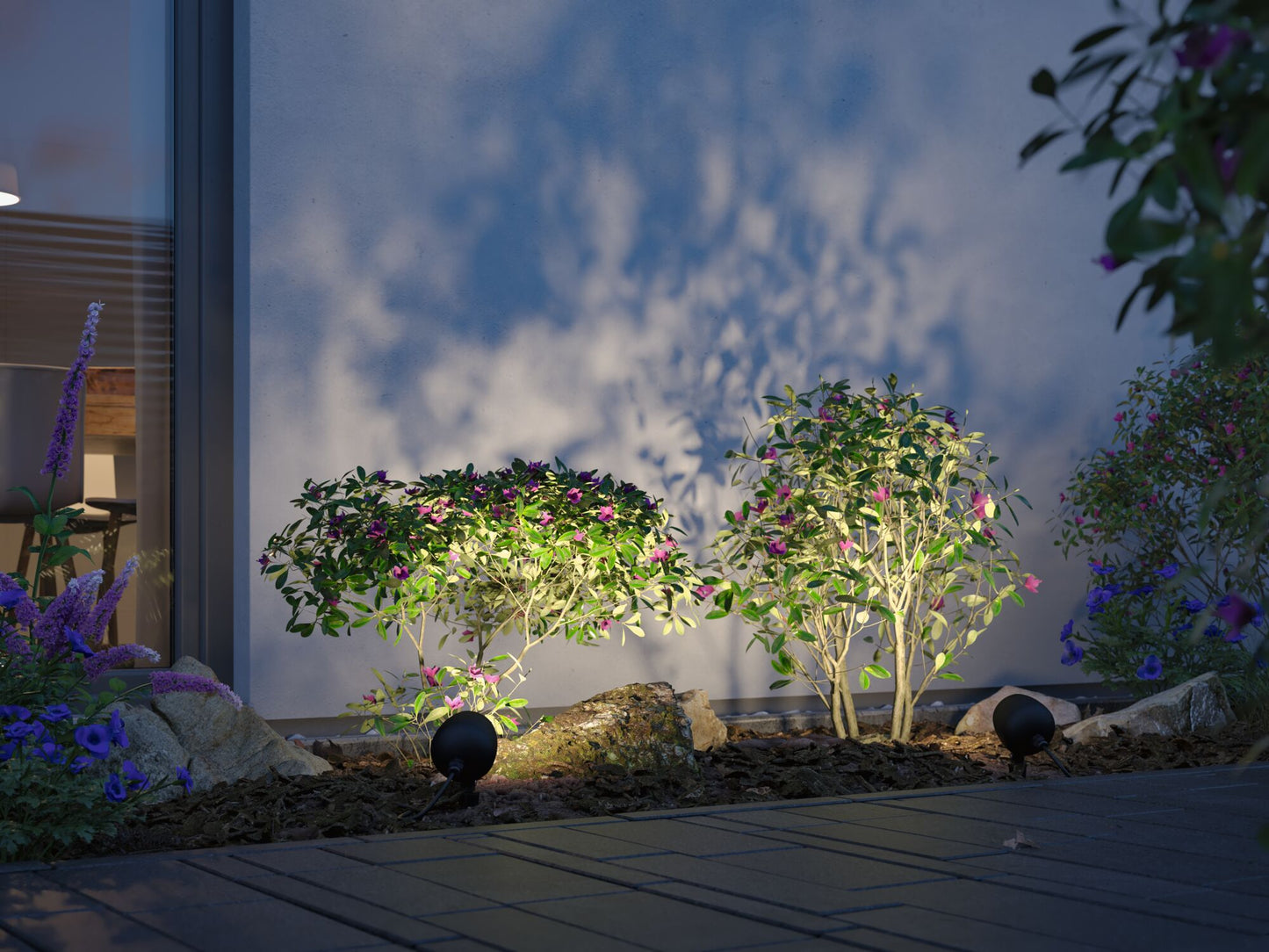 Paulmann Plug & Shine LED Gartenstrahler Kikolo   IP65 3000K 7,2W   Anthrazit