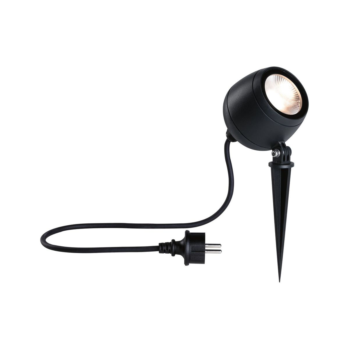 Paulmann LED Gartenstrahler Kikolo IP65  90mm 3000K 8W 500lm 230V 60° Anthrazit Aluminium#Kunststoff