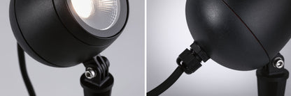 Paulmann LED Gartenstrahler Kikolo IP65  90mm 3000K 8W 500lm 230V 60° Anthrazit Aluminium#Kunststoff