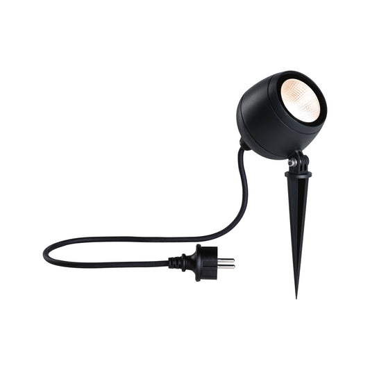 Paulmann LED Gartenstrahler Kikolo IP65  90mm 3000K 8W 520lm 230V 20° Anthrazit Aluminium#Kunststoff