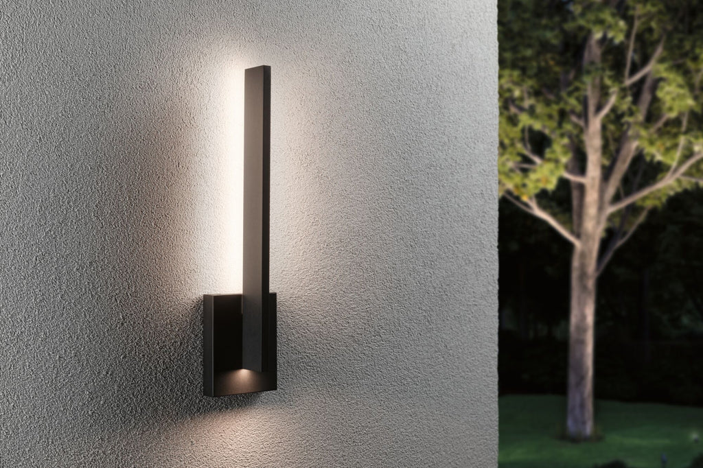 Paulmann LED Außenwandleuchte Levka   IP44  485mm 3000K 13,5W 110lm 230V  Anthrazit  Aluminium