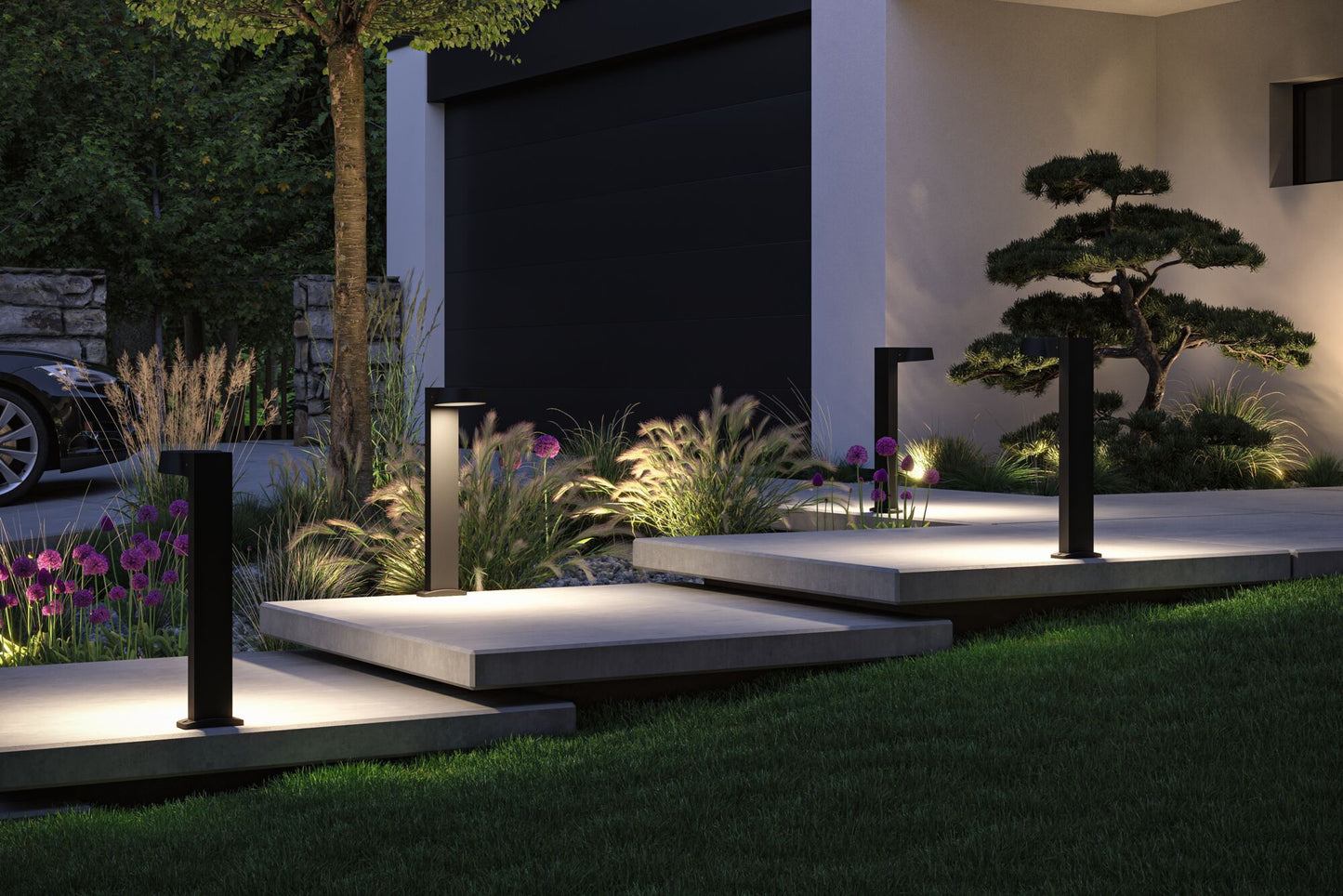 Paulmann Pollerleuchte Tralia IP44  650mm  max. 10W  230V  Anthrazit E27 Aluminium