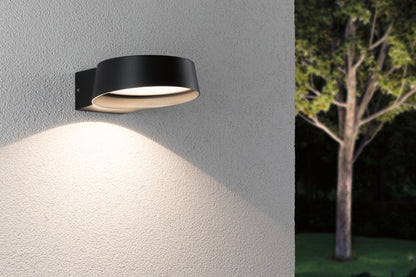 Paulmann LED Außenwandleuchte Capea Grand   IP44  162x195mm 3000K 11,5W 1050lm 230V 108° Anthrazit Alu Druckguss