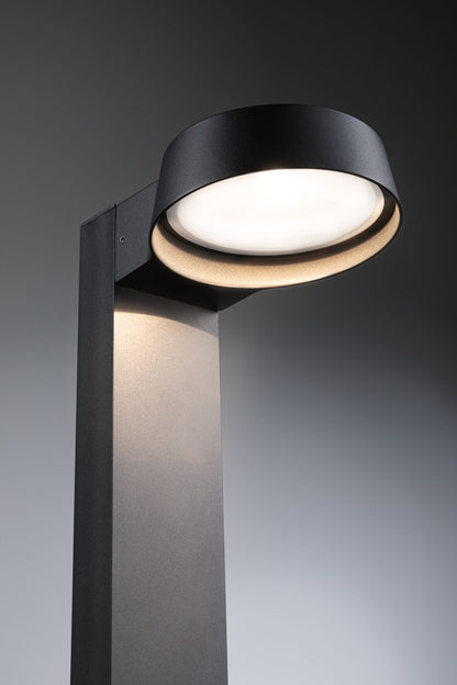 Paulmann LED Pollerleuchte Capea Grand IP44  650mm 3000K 11,5W 1050lm 230V 108° Anthrazit  Alu Druckguss