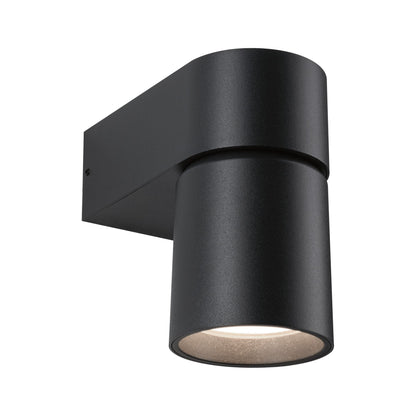 Paulmann LED Außenwandleuchte Kimu IP44 zylindrisch 80mm 3000K 8W 500lm 230V 70° Anthrazit Aluminium