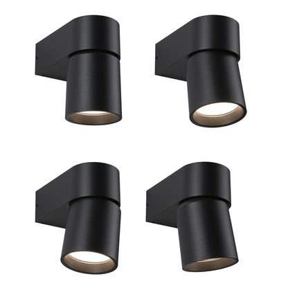 Paulmann LED Außenwandleuchte Kimu IP44 zylindrisch 80mm 3000K 8W 500lm 230V 70° Anthrazit Aluminium