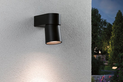 Paulmann LED Außenwandleuchte Kimu IP44 zylindrisch 80mm 3000K 8W 500lm 230V 70° Anthrazit Aluminium
