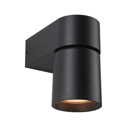 Paulmann LED Außenwandleuchte Kimu  insektenfreundlich IP44 zylindrisch 80mm 2200K 7,8W 500lm 230V 70° Anthrazit Aluminium