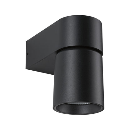 Paulmann LED Außenwandleuchte Kimu  insektenfreundlich IP44 zylindrisch 80mm 2200K 7,8W 500lm 230V 70° Anthrazit Aluminium