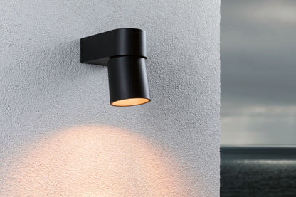 Paulmann LED Außenwandleuchte Kimu  insektenfreundlich IP44 zylindrisch 80mm 2200K 7,8W 500lm 230V 70° Anthrazit Aluminium