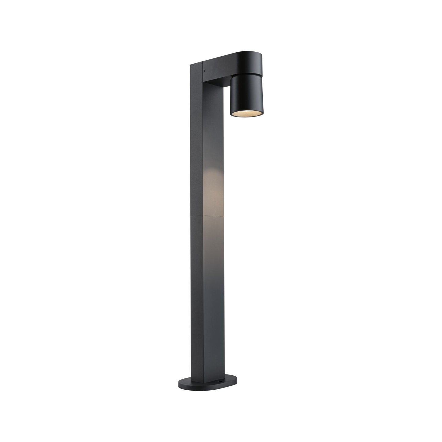 Paulmann LED Pollerleuchte Kimu IP44 zylindrisch 822mm 3000K 8W 500lm 230V 70° Anthrazit  Aluminium