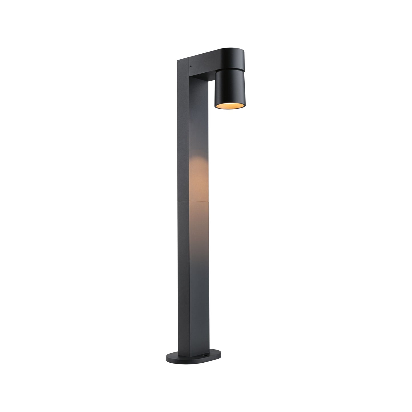 Paulmann LED Pollerleuchte Kimu  insektenfreundlich IP44 zylindrisch 822mm 2200K 7,8W 500lm 230V 70° Anthrazit  Aluminium