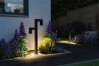 Paulmann LED Pollerleuchte Kimu IP44 zylindrisch 822mm 3000K 2x8W 750lm / 750lm 230V 70° Anthrazit  Aluminium