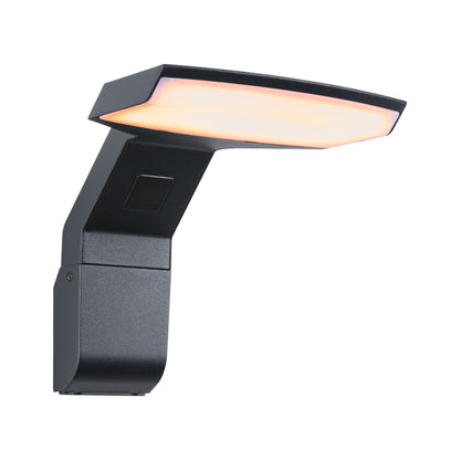 Paulmann LED Außenwandleuchte Zenera  insektenfreundlich und seewasserresistent IP44  150x194mm 2200 - 3000K 10W 700lm 230V  Anthrazit Metall