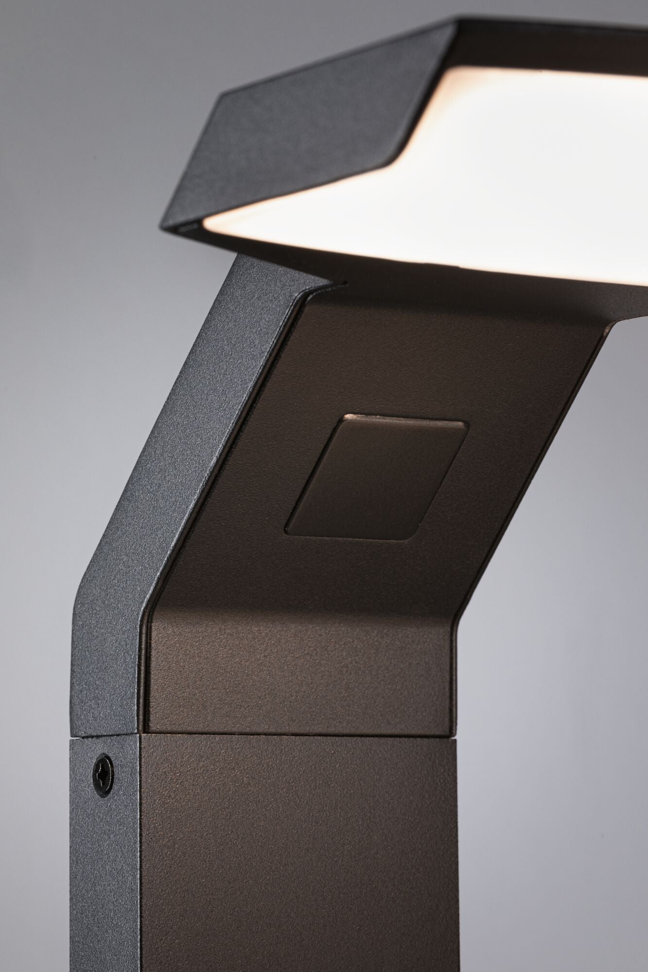 Paulmann LED Pollerleuchte Zenera  seewasserresistent IP44  670mm 3000K 10W 700lm 230V  Anthrazit  Metall