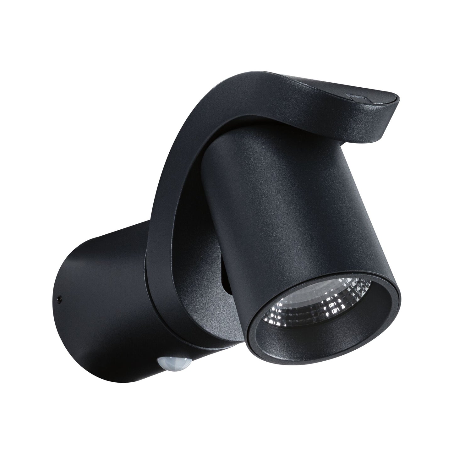 Paulmann LED Außenwandleuchte Cuff Dämmerungsgesteuerter Bewegungsmelder (IR) IP44  76x217mm 3000K 10W 700lm 230V 70° Anthrazit Aluminium