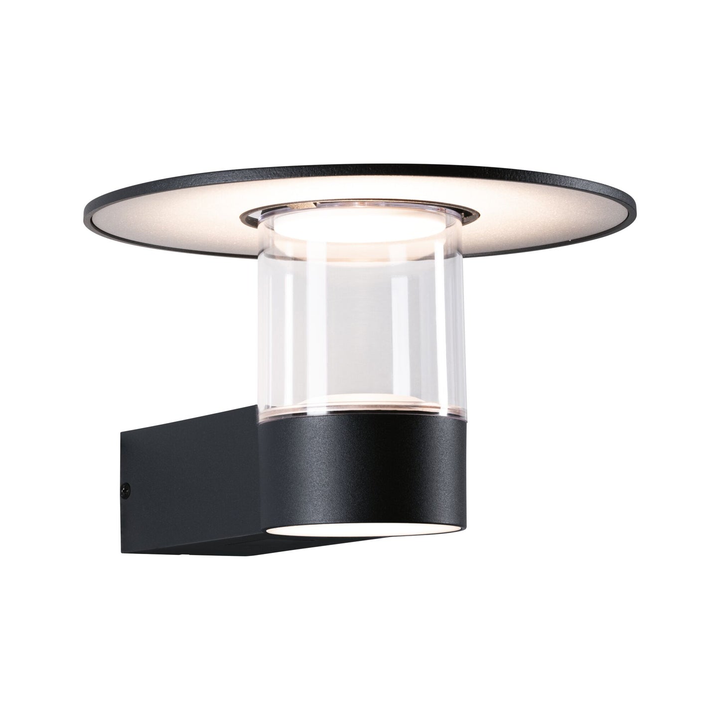 Paulmann LED Außenwandleuchte Sienna Dämmerungsgesteuerter Bewegungsmelder (HF) seewasserresistent IP44  212mm 3000K 9W / 3W 500lm 230V  Anthrazit Aluminium