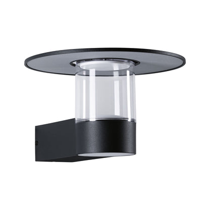 Paulmann LED Außenwandleuchte Sienna Dämmerungsgesteuerter Bewegungsmelder (HF) seewasserresistent IP44  212mm 3000K 9W / 3W 500lm 230V  Anthrazit Aluminium