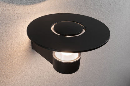 Paulmann LED Außenwandleuchte Sienna Dämmerungsgesteuerter Bewegungsmelder (HF) seewasserresistent IP44  212mm 3000K 9W / 3W 500lm 230V  Anthrazit Aluminium
