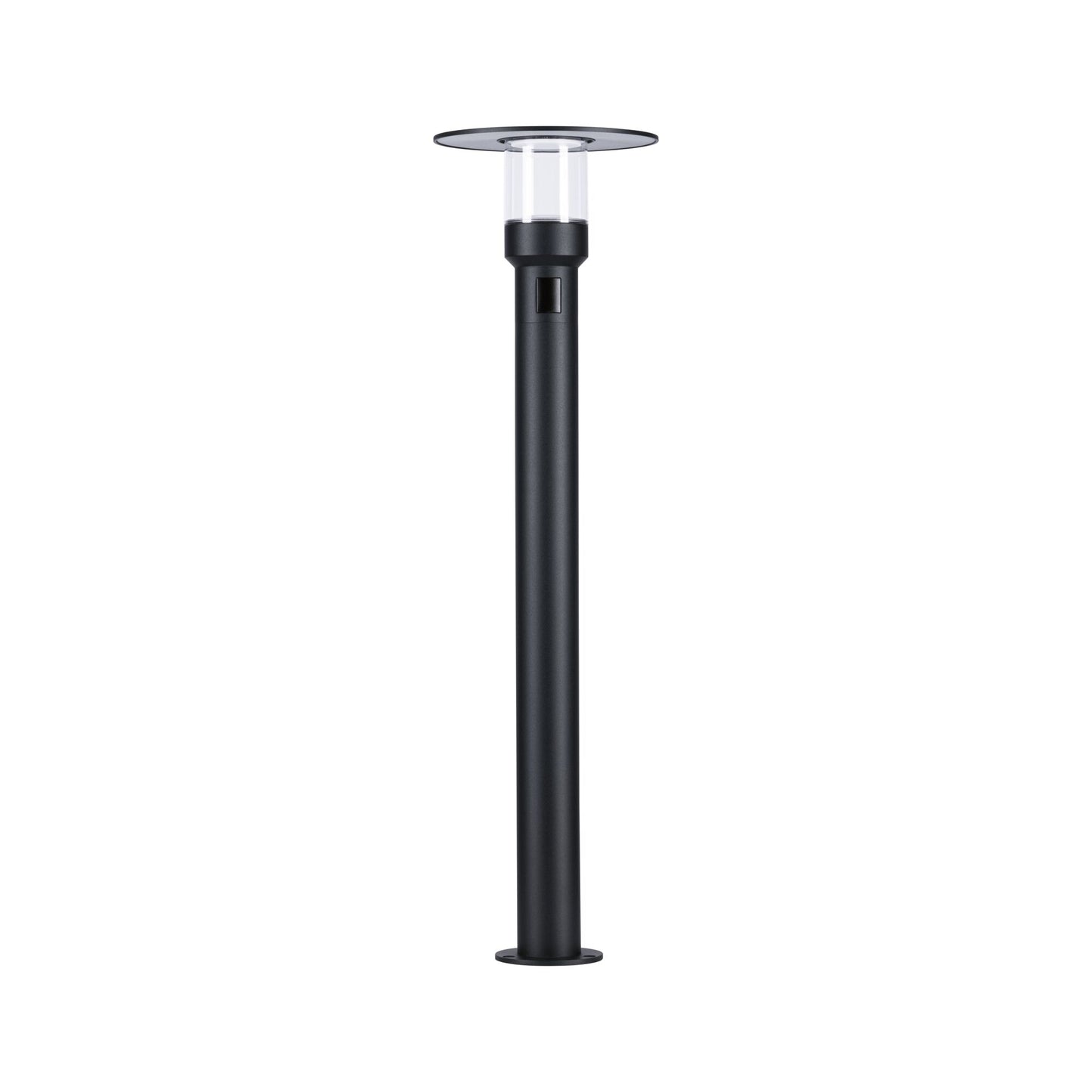 Paulmann LED Pollerleuchte Sienna Dämmerungsgesteuerter Bewegungsmelder (HF) seewasserresistent IP44  780mm 3000K 9W 400lm 230V  Anthrazit  Aluminium