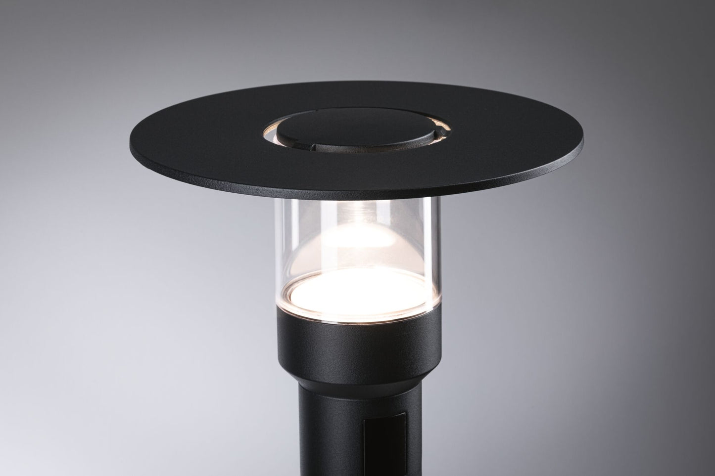 Paulmann LED Pollerleuchte Sienna Dämmerungsgesteuerter Bewegungsmelder (HF) seewasserresistent IP44  780mm 3000K 9W 400lm 230V  Anthrazit  Aluminium