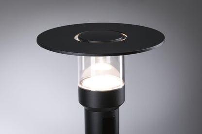 Paulmann LED Pollerleuchte Sienna Dämmerungsgesteuerter Bewegungsmelder (HF) seewasserresistent IP44  780mm 3000K 9W 400lm 230V  Anthrazit  Aluminium