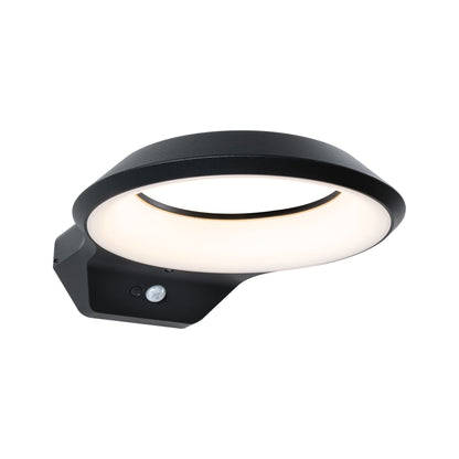Paulmann LED Außenwandleuchte Anela Dämmerungsgesteuerter Bewegungsmelder (IR) IP44  245x309mm 3000K 12,5W 700lm 230V  Anthrazit Aluminium