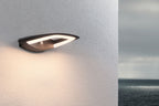Paulmann LED Außenwandleuchte Akena Bewegungsmelder  IP44  70mm 3000K 11W 800lm 230V  Anthrazit  Aluminium