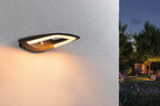 Paulmann LED Außenwandleuchte Akena Bewegungsmelder insektenfreundlich IP44  70mm 2200K 10,8W 800lm 230V  Anthrazit  Aluminium