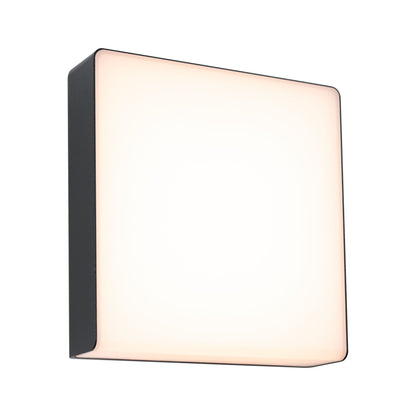 Paulmann LED Außenwandleuchte Azalena Dämmerungsgesteuerter Bewegungsmelder (HF) IP44  250x97mm 3000K 8,5W 700lm 230V  Anthrazit Kunststoff#Aluminium