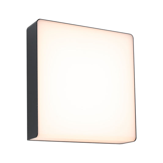 Paulmann LED Außenwandleuchte Azalena Dämmerungsgesteuerter Bewegungsmelder (HF) IP44  250x97mm 3000K 8,5W 700lm 230V  Anthrazit Kunststoff#Aluminium