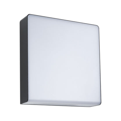 Paulmann LED Außenwandleuchte Azalena Dämmerungsgesteuerter Bewegungsmelder (HF) IP44  250x97mm 3000K 8,5W 700lm 230V  Anthrazit Kunststoff#Aluminium