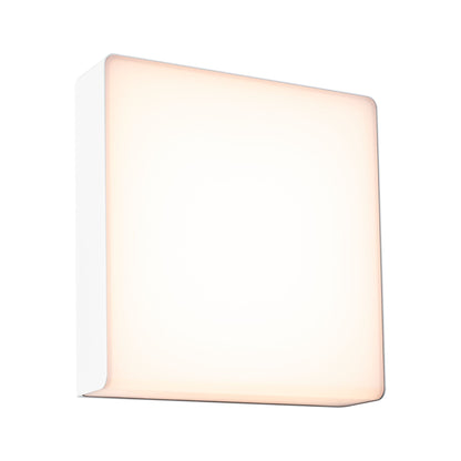 Paulmann LED Außenwandleuchte Azalena Dämmerungsgesteuerter Bewegungsmelder (HF) IP44  250x97mm 3000K 8,5W 700lm 230V  Weiß Kunststoff#Aluminium