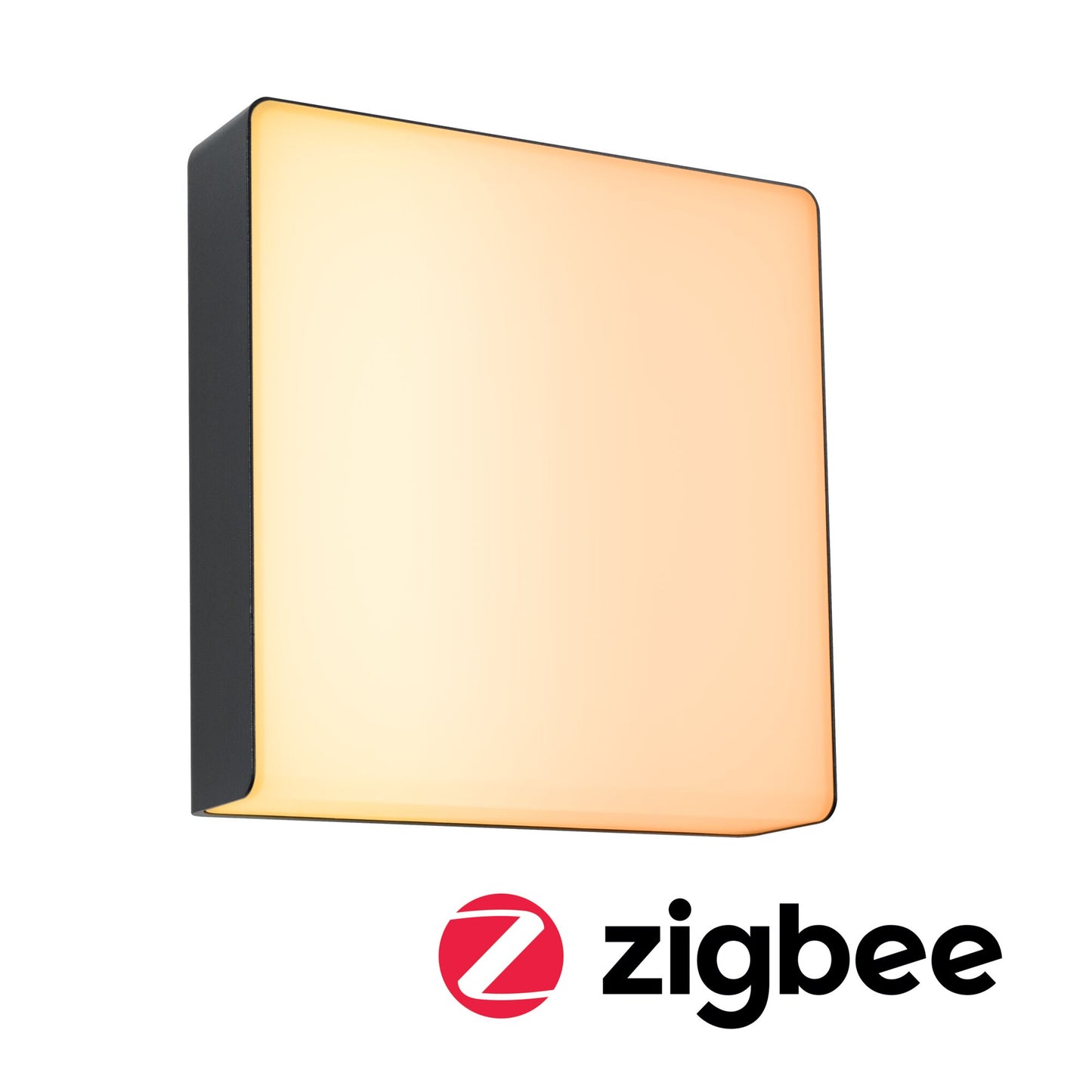 Paulmann LED Außenwandleuchte Azalena Dämmerungsgesteuerter Bewegungsmelder (HF) insektenfreundlich Smart Home Zigbee 3.0  IP44  250x97mm Tunable Warm 8,5W 700lm 230V  Anthrazit Kunststoff#Aluminium