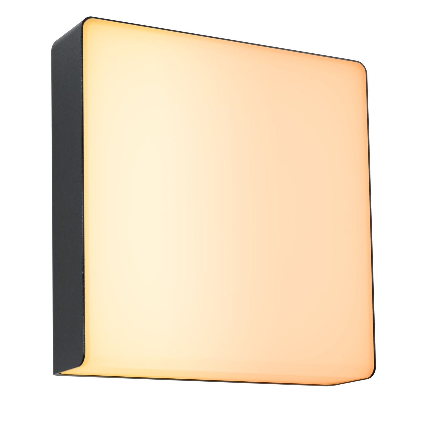 Paulmann LED Außenwandleuchte Azalena Dämmerungsgesteuerter Bewegungsmelder (HF) insektenfreundlich Smart Home Zigbee 3.0  IP44  250x97mm Tunable Warm 8,5W 700lm 230V  Anthrazit Kunststoff#Aluminium