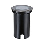 Paulmann LED Bodeneinbauleuchte Floor Smart Home Zigbee 3.0  IP67 rund 110mm RGBW+ 4,9W 300lm 230V Eisen gebürstet Aluminium