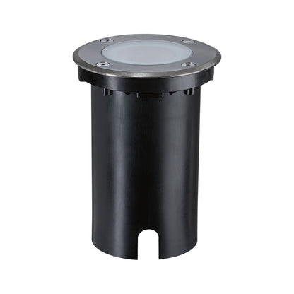 Paulmann LED Bodeneinbauleuchte Floor Smart Home Zigbee 3.0  IP67 rund 110mm RGBW+ 4,9W 300lm 230V Eisen gebürstet Aluminium