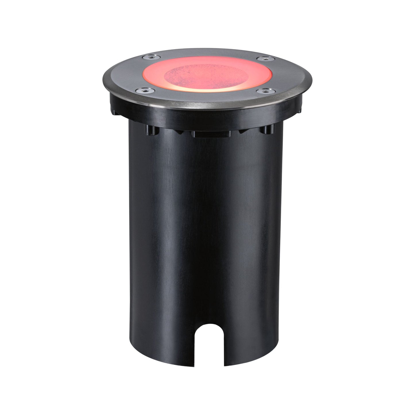 Paulmann LED Bodeneinbauleuchte Floor Smart Home Zigbee 3.0  IP67 rund 110mm RGBW+ 4,9W 300lm 230V Eisen gebürstet Aluminium