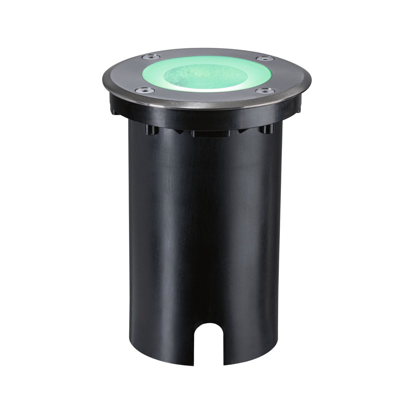 Paulmann LED Bodeneinbauleuchte Floor Smart Home Zigbee 3.0  IP67 rund 110mm RGBW+ 4,9W 300lm 230V Eisen gebürstet Aluminium