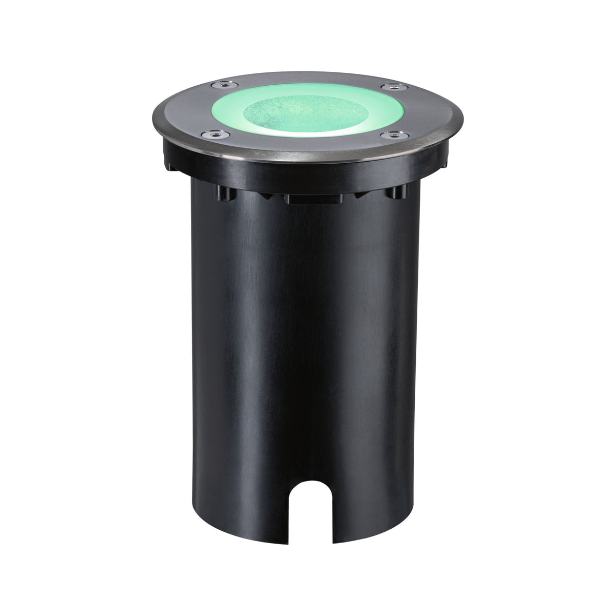 Paulmann LED Bodeneinbauleuchte Floor Smart Home Zigbee 3.0  IP67 rund 110mm RGBW+ 4,9W 300lm 230V Eisen gebürstet Aluminium