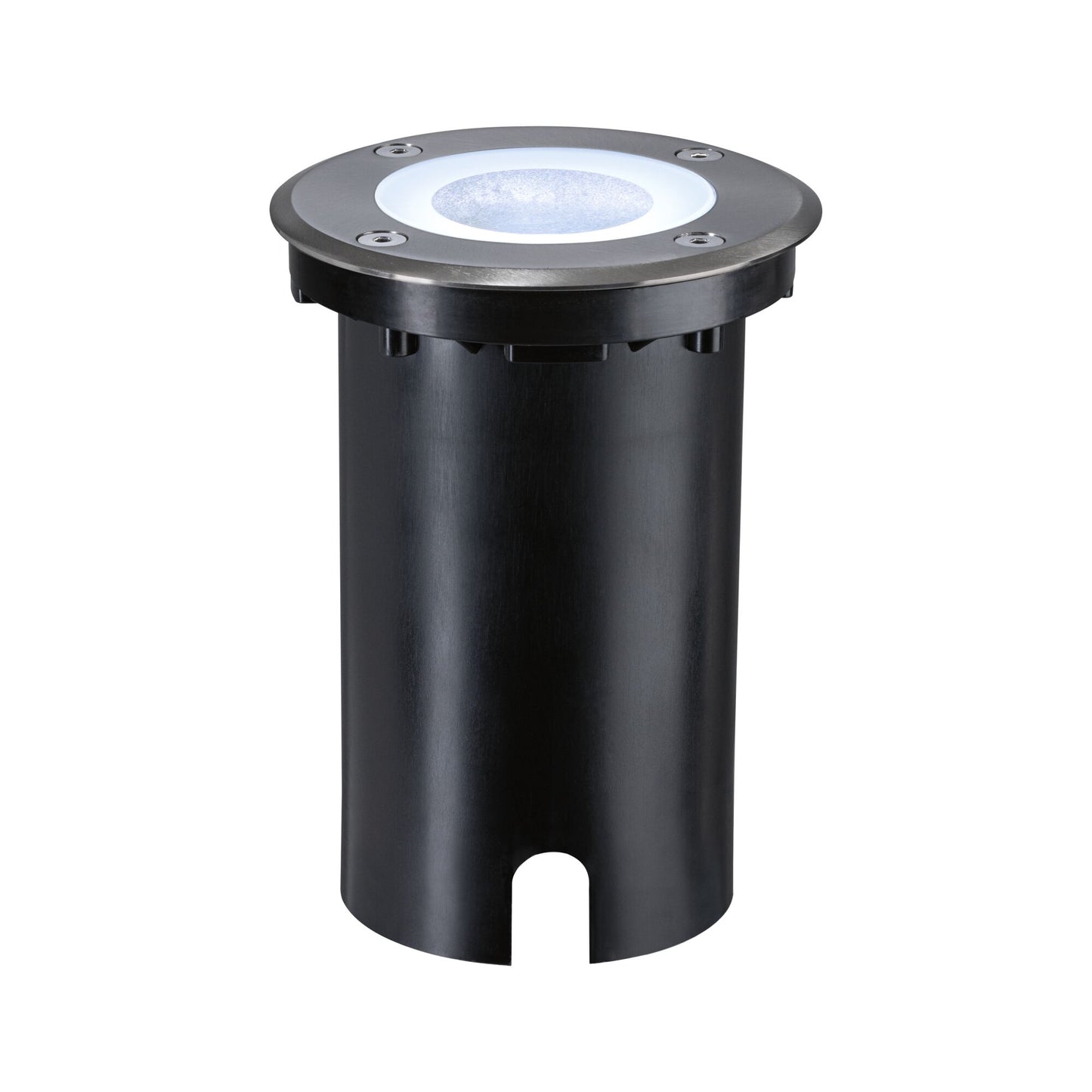 Paulmann LED Bodeneinbauleuchte Floor Smart Home Zigbee 3.0  IP67 rund 110mm RGBW+ 4,9W 300lm 230V Eisen gebürstet Aluminium