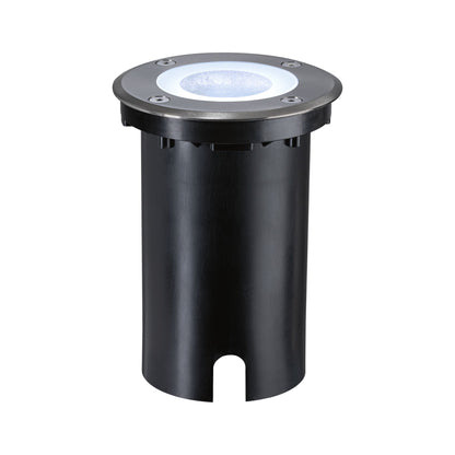 Paulmann LED Bodeneinbauleuchte Floor Smart Home Zigbee 3.0  IP67 rund 110mm RGBW+ 4,9W 300lm 230V Eisen gebürstet Aluminium