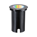 Paulmann LED Bodeneinbauleuchte Floor Smart Home Zigbee 3.0  IP67 rund 110mm RGBW+ 4,9W 300lm 230V Eisen gebürstet Aluminium