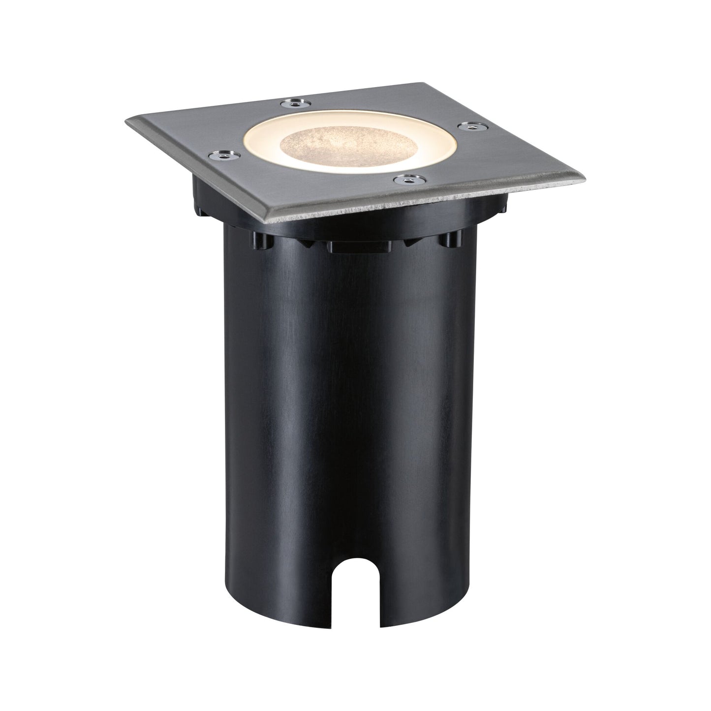 Paulmann LED Bodeneinbauleuchte Floor Smart Home Zigbee 3.0  IP67 eckig 110x110mm RGBW+ 4,9W 300lm 230V Eisen gebürstet Aluminium